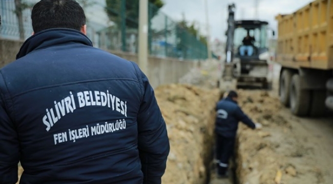 Alipaşa'ya Yağmur Suyu Kanal İmalatı Çalışması