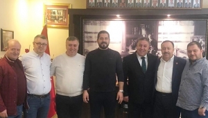 Çatalcaspor Başkanı Gökçe'den SİBESO Başkanı Koçer'e Ziyaret