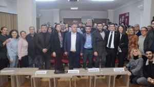 Esen, Tekkeşinoğlu'nun Adaylık Açıklamasına Katıldı