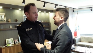 Esen ve Yönetiminden İlçe Emniyet'e Ziyaret
