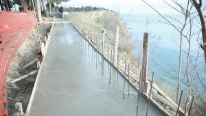 Kale Park'taki Falezlere Güvenlik Önlemi