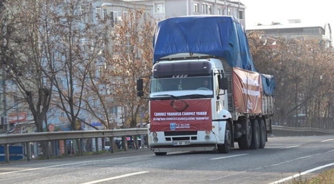 Silivri Belediyesi'nden Elazığ'a Yardım Tırı