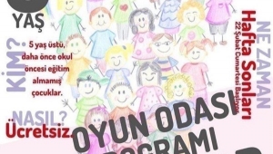 5 Yaş Oyun Odası Kurs Programı Başlıyor