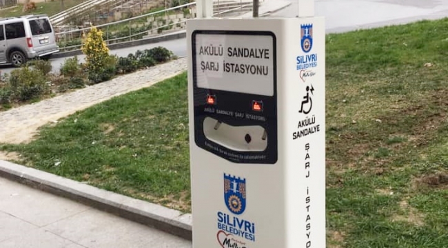 Alibey Mahallesi'ne Akülü Sandalye Şarj İstasyonu Kuruldu