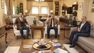 Başkan Yılmaz'a Belen ve Yavuz'dan ziyaret