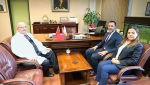 Başkan Yılmaz, Başhekim Tekeşin'le Bir Araya Geldi