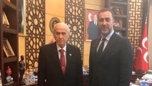 Başkan Yılmaz, MHP Lideri Bahçeli İle Görüştü