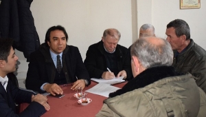 Ertuğrul, Büyükçavuşlulu Çiftçilerle Bir Araya Geldi