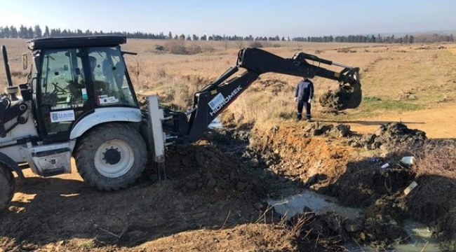 Gümüşyaka'daki derenin geçiş güzergahı yenilendi