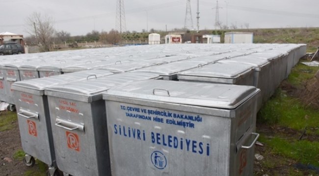 Silivri Belediyesine 300 Adet Çöp Konteyneri