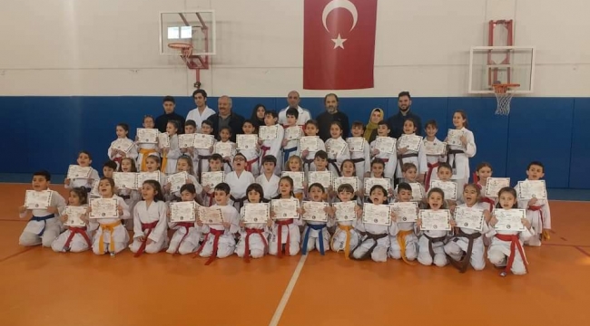 Silivri Karate Kulübü'nde Kuşak Terfi Heyecanı