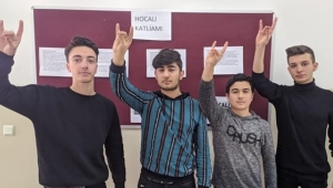 Ülkücülerden Hocalı Katliamı Konulu Pano Çalışması