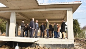 Yılmaz, Akören Sağlık Ocağı İnşaatında İncelemede Bulundu