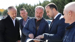 Yılmaz, Otopark ve Kanal Boyu Rekreasyon Çalışmalarını İnceledi