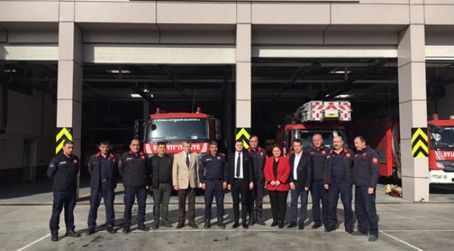 CHP'den Silivri İtfaiye İstasyonu Ziyareti