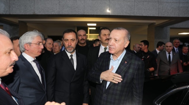 Cumhurbaşkanı Erdoğan'dan Başkan Yılmaz'a Ziyaret