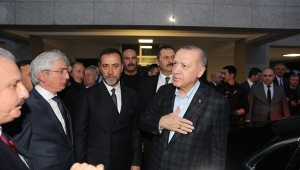 Cumhurbaşkanı Erdoğan'dan Başkan Yılmaz'a Ziyaret