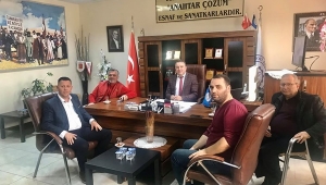 Ediz Özkanlı ve Yönetiminden Çalışkan'a Ziyaret