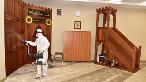 İBB, Hizmet Binaları ve İbadethanelerde Virüslere Karşı Hijyen Sağlıyor