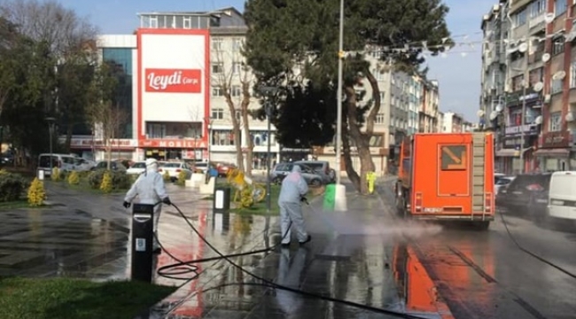 İSTAÇ Ekipleri Silivri'yi Tertemiz Yaptı