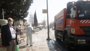 İSTAÇ'tan Çanta Mahallesi'nde Dezenfekte Çalışması