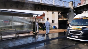 İSTAÇ'tan Gümüşyaka'da Koronavirüs Temizliği 