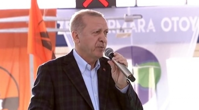 Kuzey Marmara Otoyolu'nda Erdoğan'dan Çarpıcı Açıklamalar!