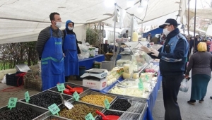 Pazartesi Pazarı'nda Corona Denetimi!