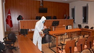 Silivri Adalet Sarayı'nda Corona Önlemi