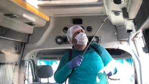 Silivri Atatürk Anadolu Lisesi'nin Servis Araçları İlaçlandı