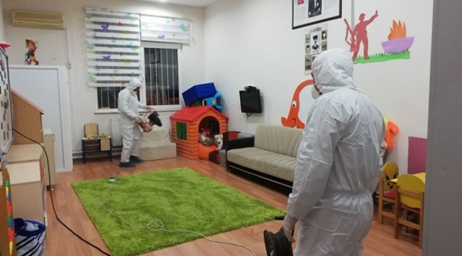 Silivri Lions Okulu'nda Corona Virüs İçin Dezenfeksiyon Yapıldı