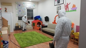 Silivri Lions Okulu'nda Corona Virüs İçin Dezenfeksiyon Yapıldı