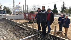 Yılmaz, Gümüşyaka'daki Sağlık Ocağı İnşaatını İnceledi