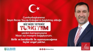 Başkan Yılmaz Nisan Ayı Maaşını Bağışladı