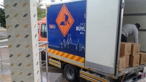 Büyükşehir'in Erzak Kolileri Sayalar'a Ulaştı