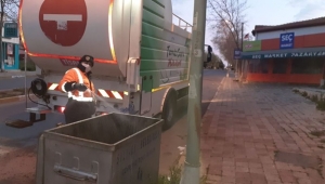 Çanta'nın Çöp Konteynerleri Dezenfekte Edildi