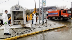 İSTAÇ'ın Hijyen Ekipleri Sayalar'daydı