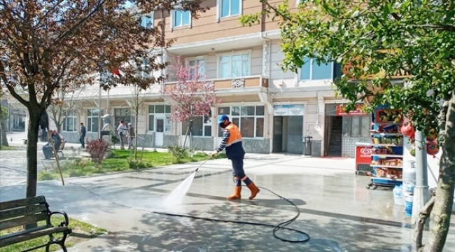 Kadıköy Mahallesi Tazyikli Suyla Yıkandı