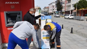 SİLİVRİ BELEDİYESİ'NDEN MAHALLE MEYDANLARINA DEZENFEKTAN ÜNİTESİ