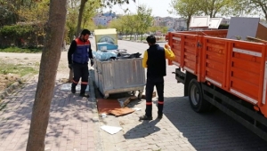 Silivri Belediyesi'nin Temizlik Ekipleri Sahada