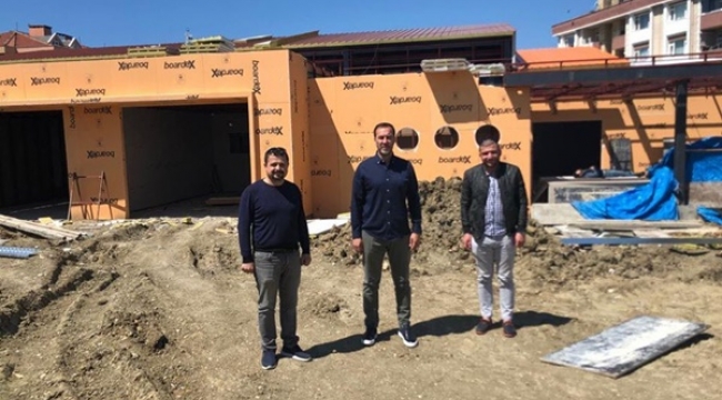Yılmaz, Selimpaşa'daki İBB Kreş Projesi İnşaatını İnceledi