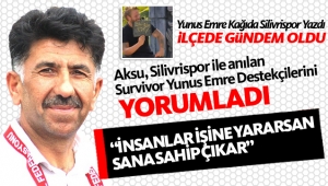 Aksu: "İnsanlar İşine Yararsan Sana Sahip Çıkar"