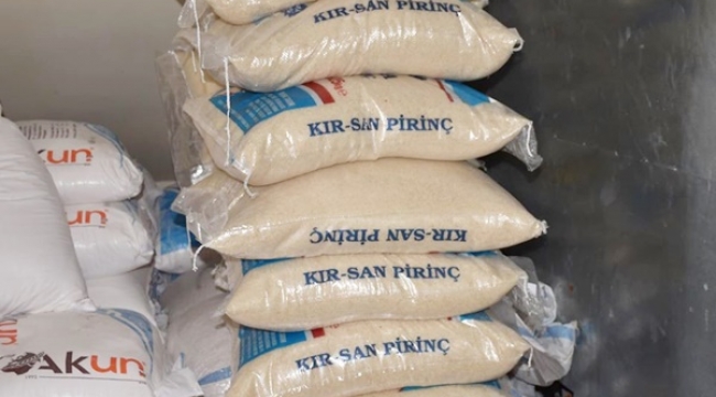 Ayhan Yeni'den Gıda Bankası'na 250 kg Pirinç Bağışı