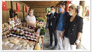 Başkan Esen ve Yönetiminden Köy Pazarı Esnafına Ziyaret