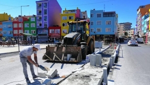 Burhan Soyaslan Caddesi Modernize Ediliyor