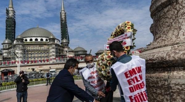 Eğitim-İş 1 Mayıs'ta Taksim'deydi