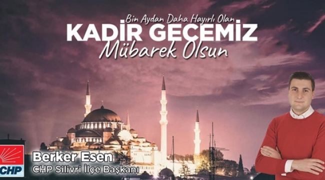 Esen; "Kadir Gecesi, Müslümanların Kendileriyle Yüzleşmeleri İçin Bir Vesiledir"