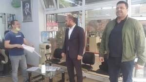 MHP Silivri'den Kuaför Esnafına Ziyaret