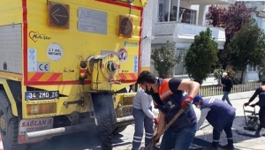 Semizkumlar'da Taşkın Sorunu Çözüme Kavuşturuldu