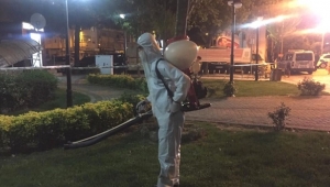 Silivri'de Gece Boyunca Haşere İle Mücadele Çalışması Yapıldı